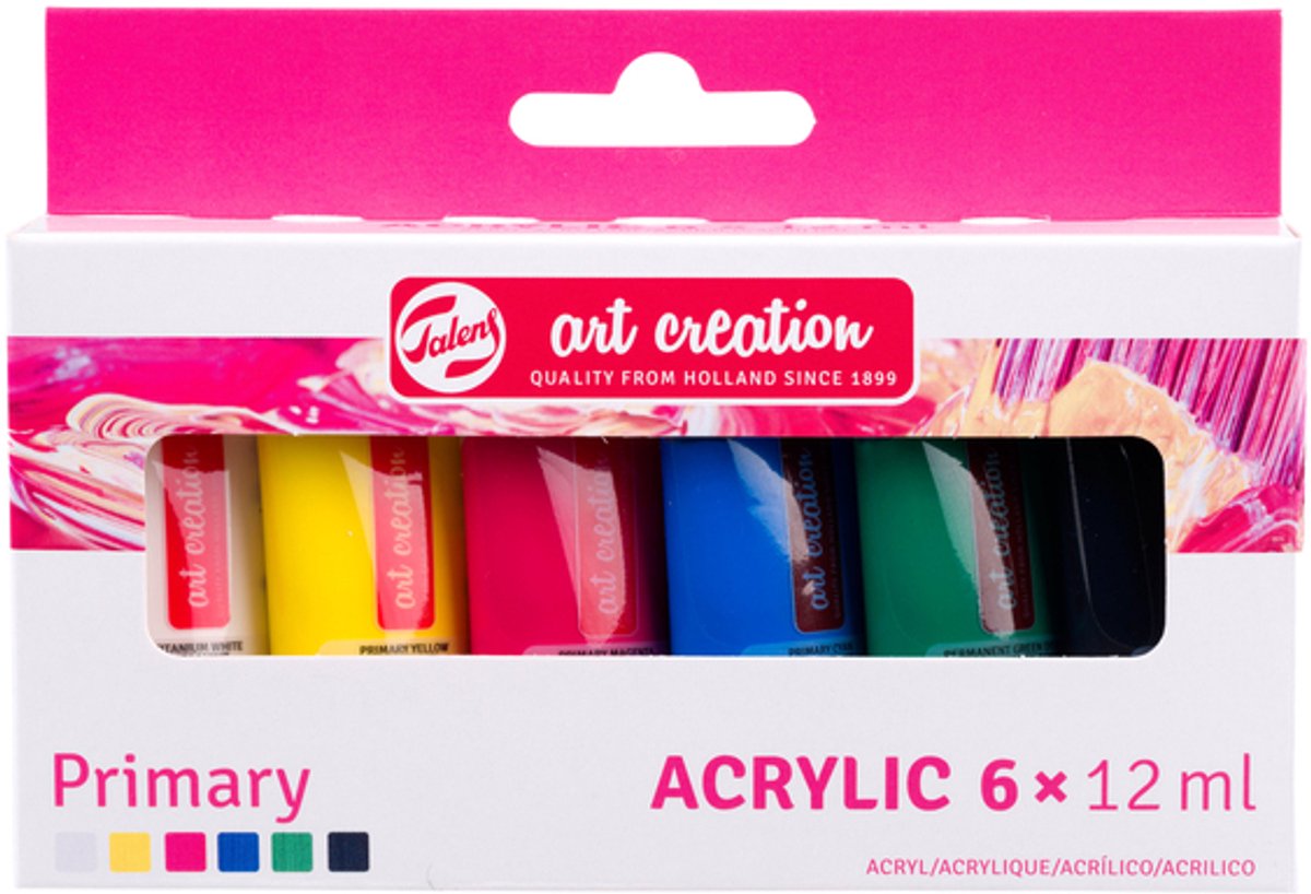 Talens art creation acrylverfset primair, 6x12ml