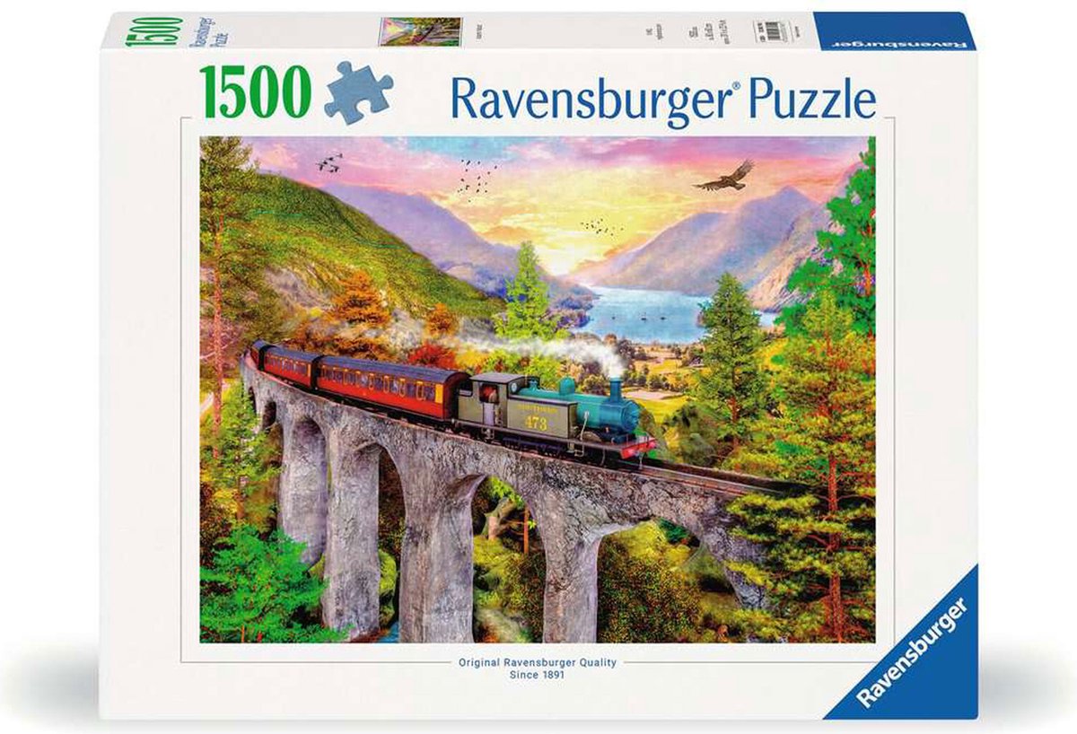 Ravensburger legpuzzel zugfahrt in het kruidenst, 1000st.