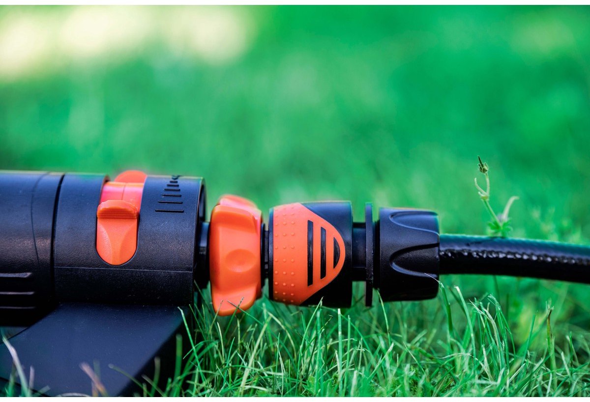 Black+decker tuinslang koppeling 1 2'' - tuinslangen ⌀13mm - kunststof - zwart oranje