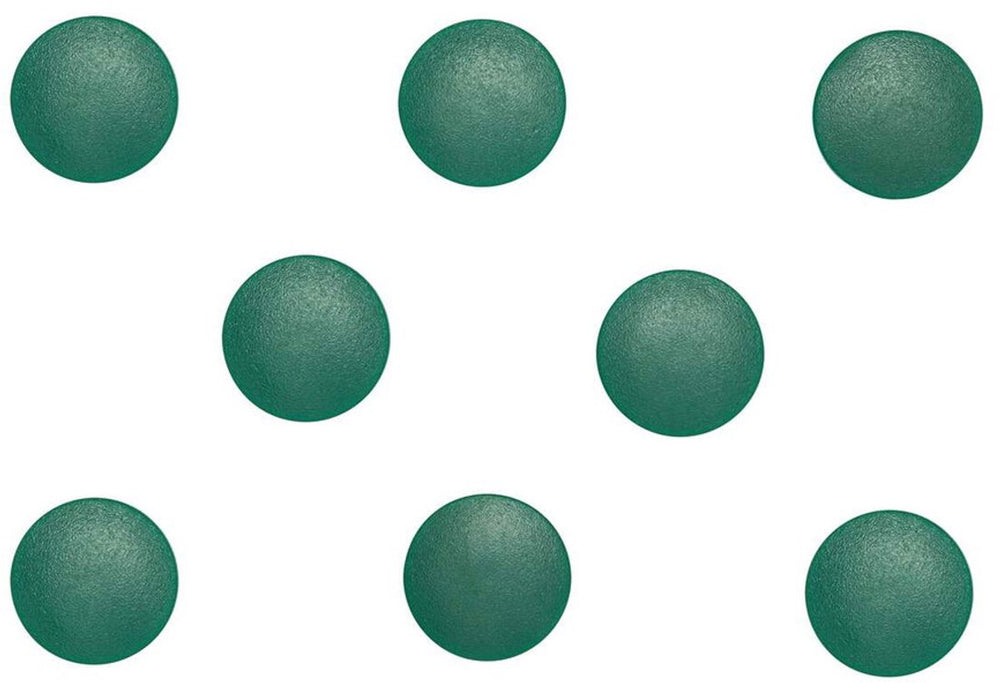 Maul magneet solid rond 8 stuks 0,3 kg kunststof ferriet bruchsicher ø 2 x 0.75 cm groen