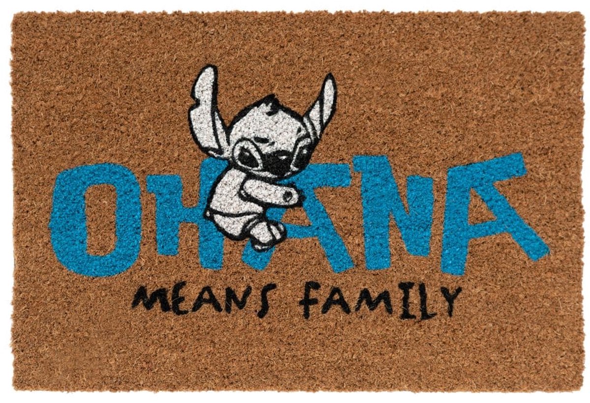 Disney - lilo stitch - deurmat - welkomstmat - ohana means family