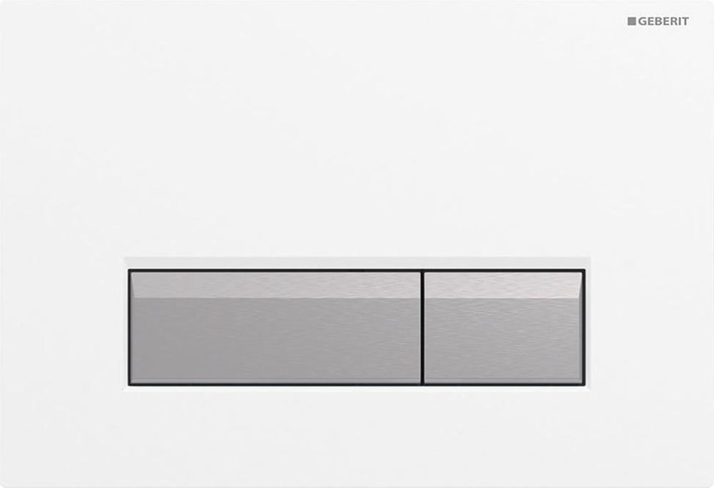 Geberit sigma40 duofresh bedieningspaneel - met geurafzuiging - kunststof - wit