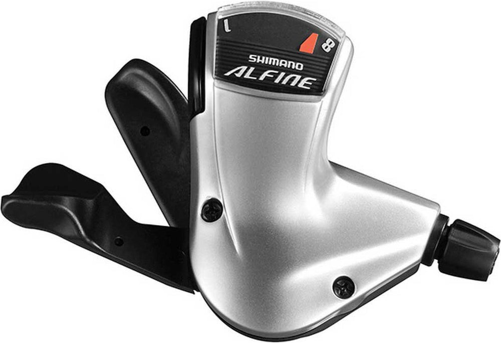 Shimano alfine sl-s7000 schakelunit rapidfire rechts 8 speed zilver