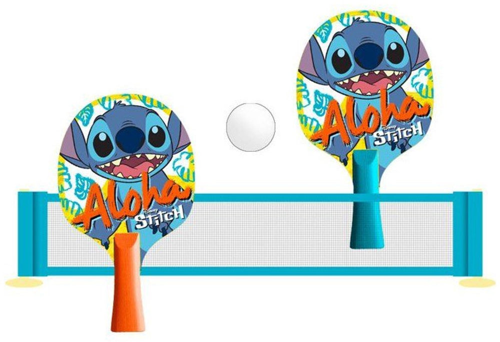 Disney stitch – 2-in-1 – pingpongset – 2 paddles – 5 ballen