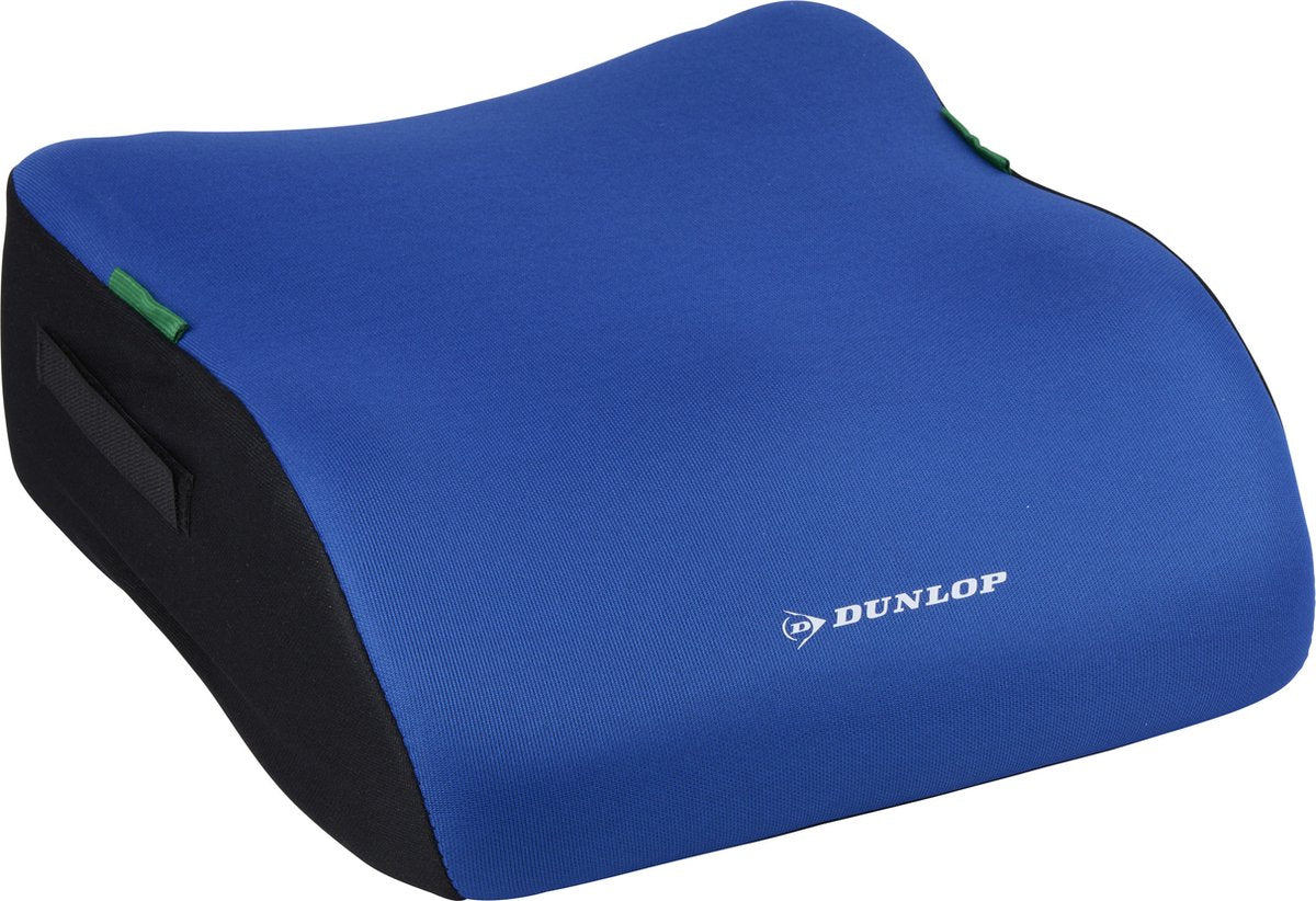Dunlop stoelverhoger autozitje voor kinderen - blauw - 15 x 31 x 39 cm - kunststof