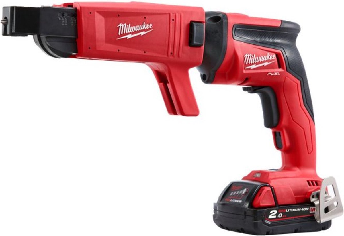 Milwaukee m18 fsgc-202x 18v li-ion accu gipsschroefmachine bandschroefmachine set (2x 2,0ah) in hd box - koolborstelloos