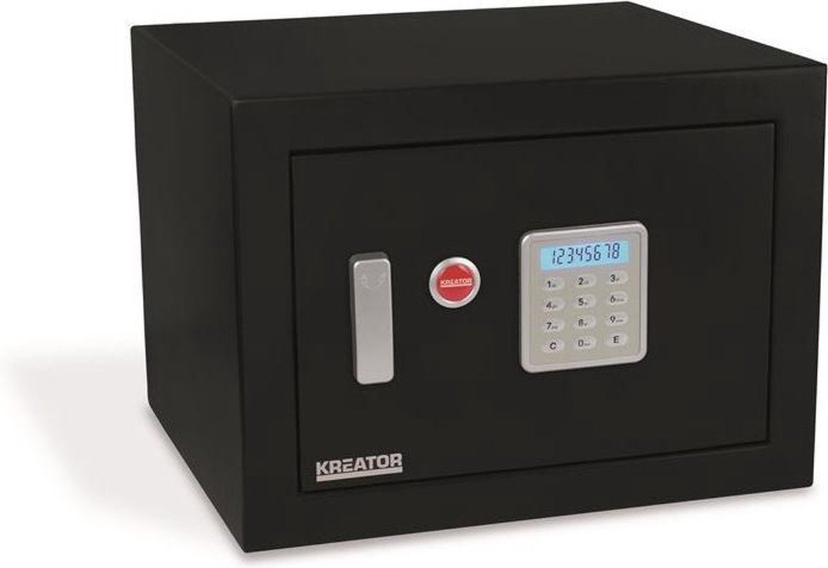 Kreator krt692030 elektronische kluis - brandwerend - 33 x 45 x 39,5 cm