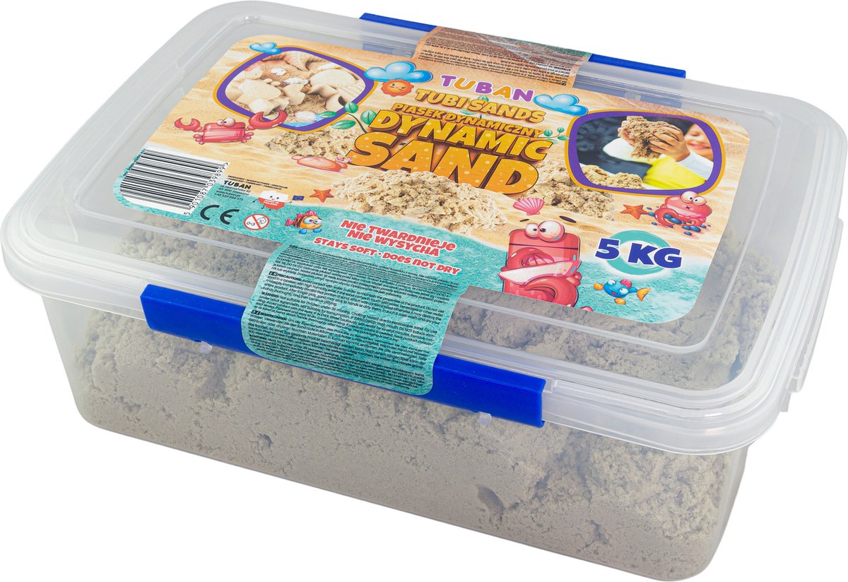 Tuban - dynamic sand – natural 5 kg in reusable container
