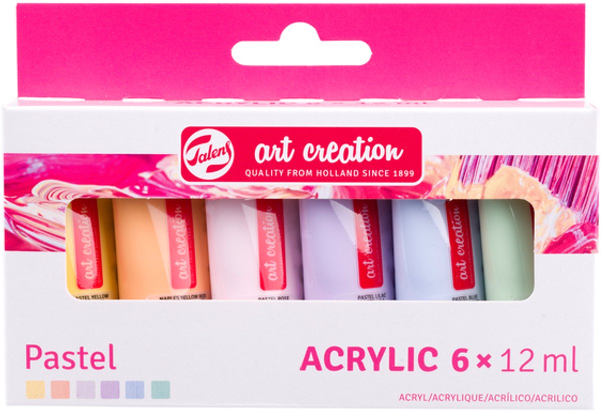 Talens art creation acrylverfset pastel, 6x12ml