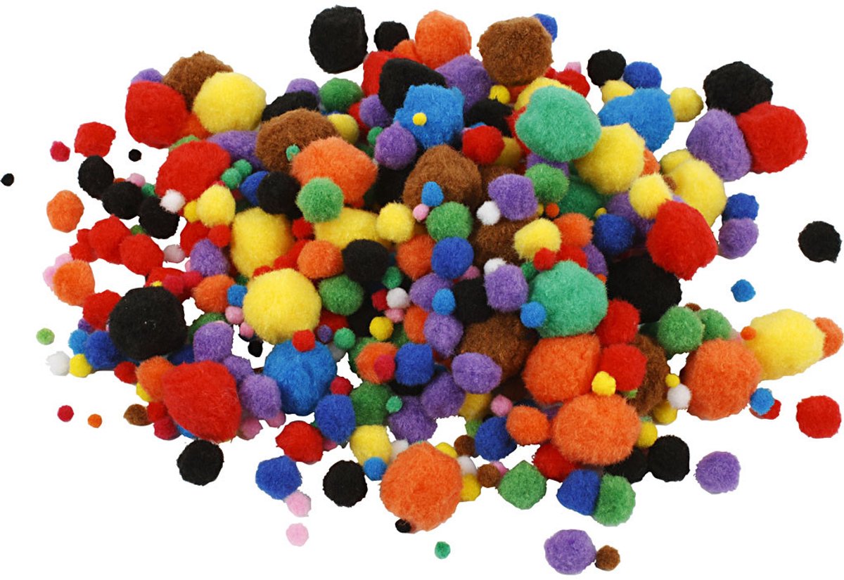 Https: www.cchobby.nl pompons-d-5-40-mm-ca-150-stuk-diverse-kleuren-42-gr-1-doos