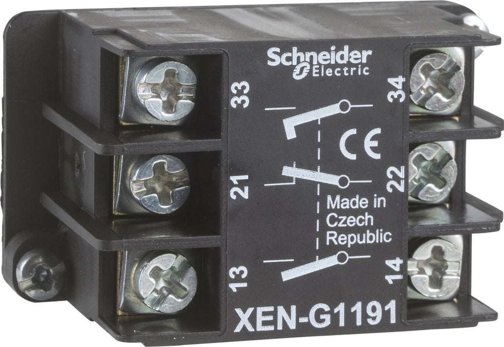 Schneider electric xeng1191 xeng1191 hulpschakelaar 1x nc, 2x no 1 stuk(s)