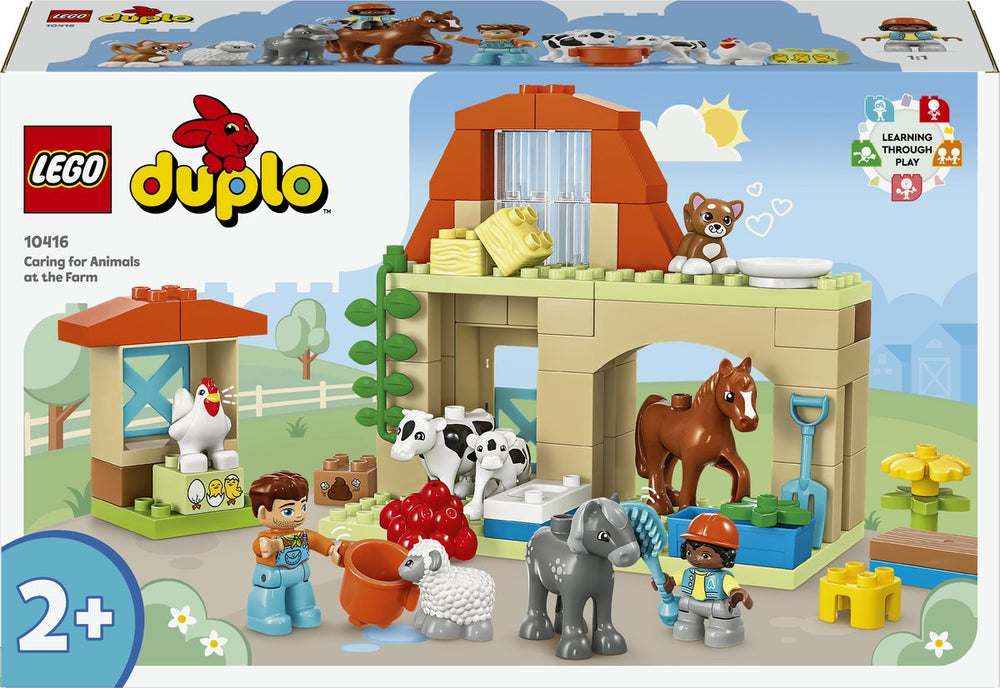 Lego duplo dieren verzorgen op de boerderij - 10416