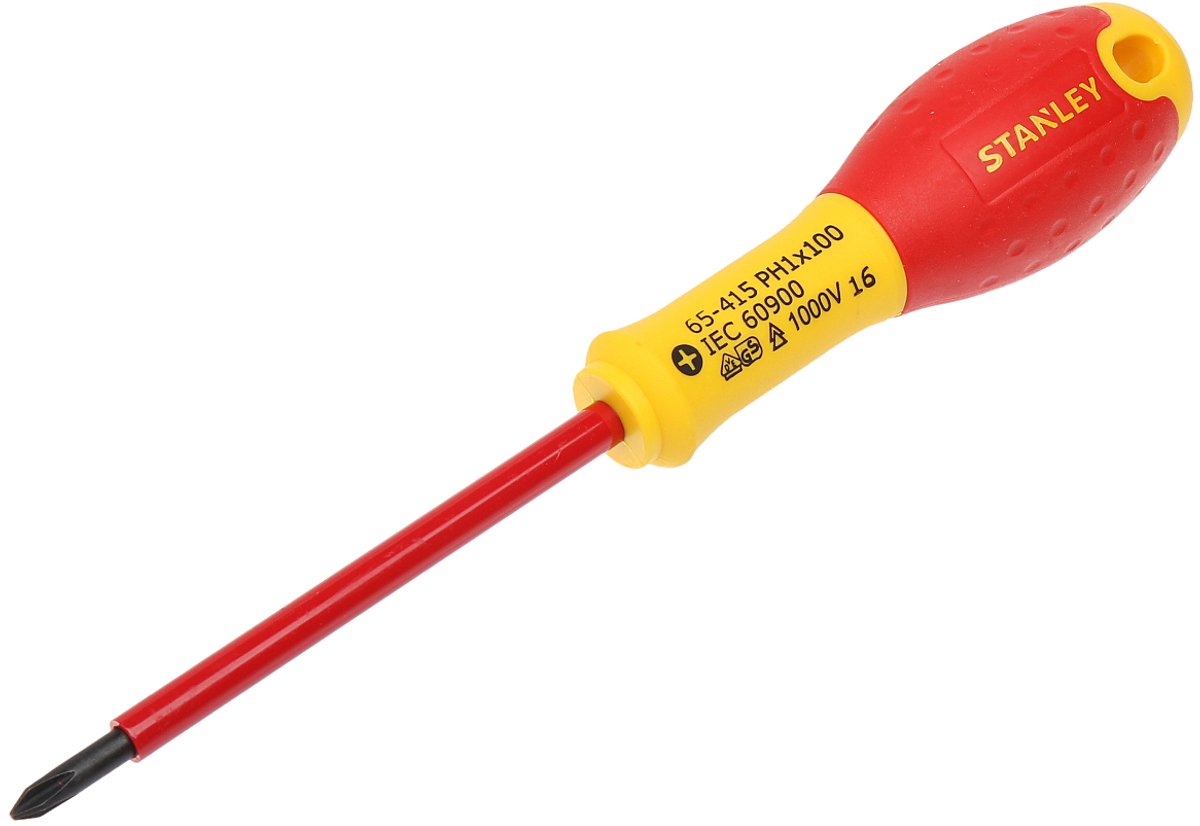 Stanley fatmax schroevendraaier phillips vde ph1 x 100mm