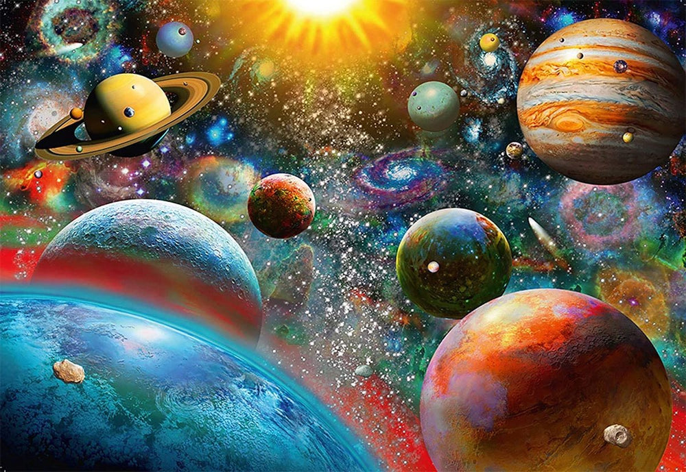 Ravensburger puzzel planets - 1000 stukjes - legpuzzel volwassenen.