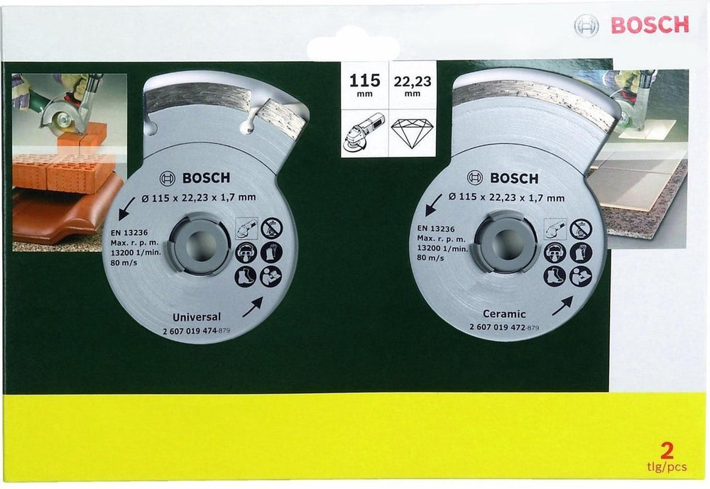 Bosch diamantschijf - 115 mm - voor tegels en bouwmaterialen