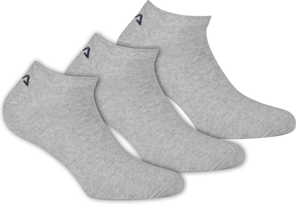 Fila - invisible socks 3-pack - unisex sokken - 39-41 - grijs