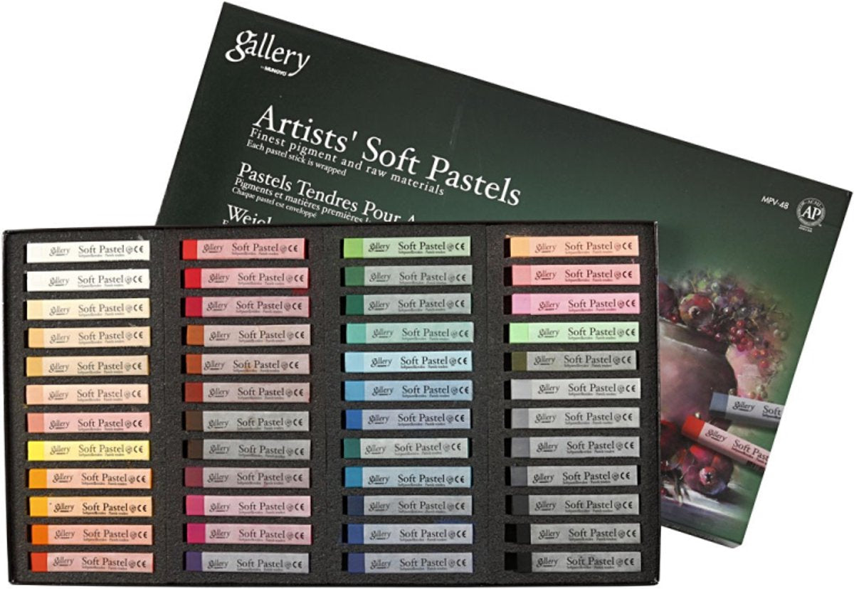 Creativ company mungyo gallery soft pastel set 48 stuks