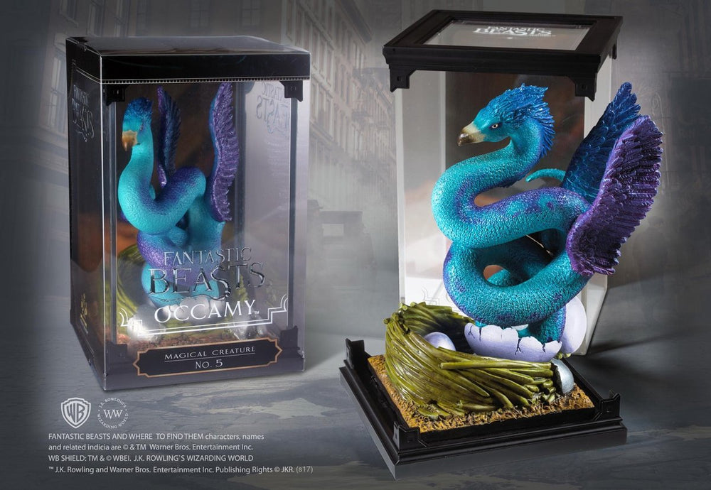Noble collection fantastic beasts - magical creatures no 5 figuur - occamy