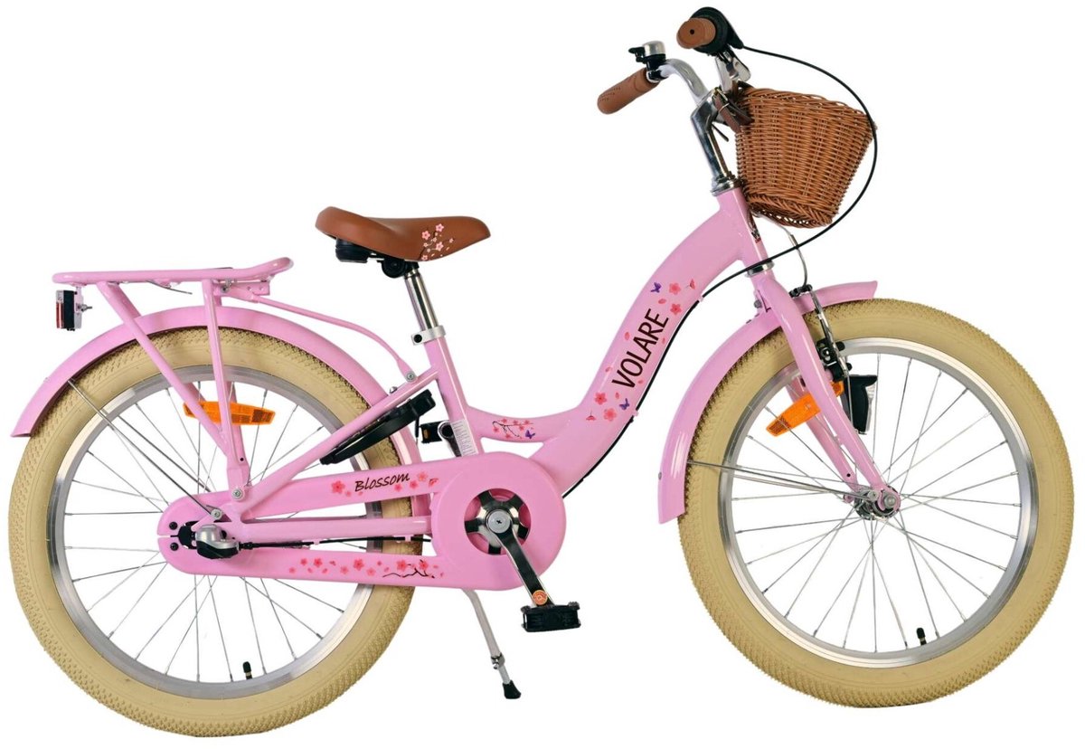 Volare bloesem kinderfiets - meisjes - 20 inch - roze - nexus 3 versnellingen