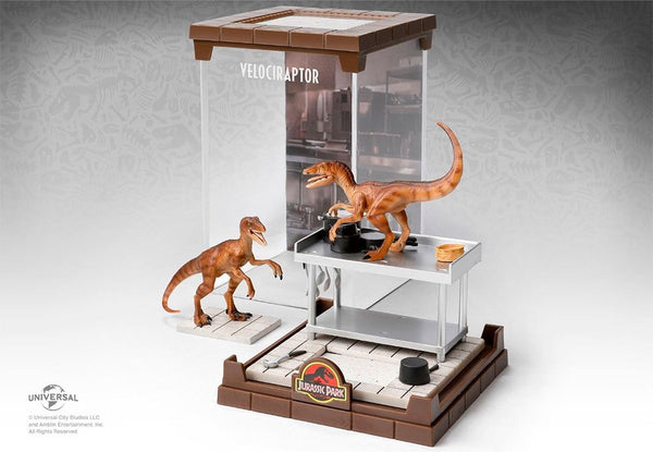 Noble collection jurassic park - figuur - velociraptor