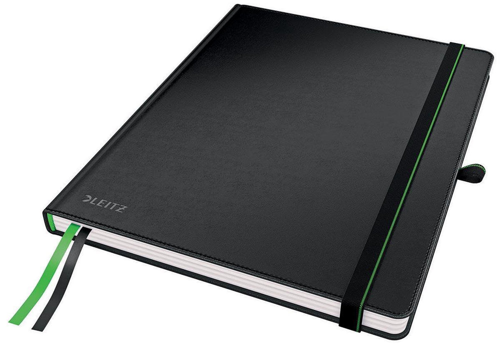 Leitz complete notitieboek ipad formaat geruit - met hardcover - zwart