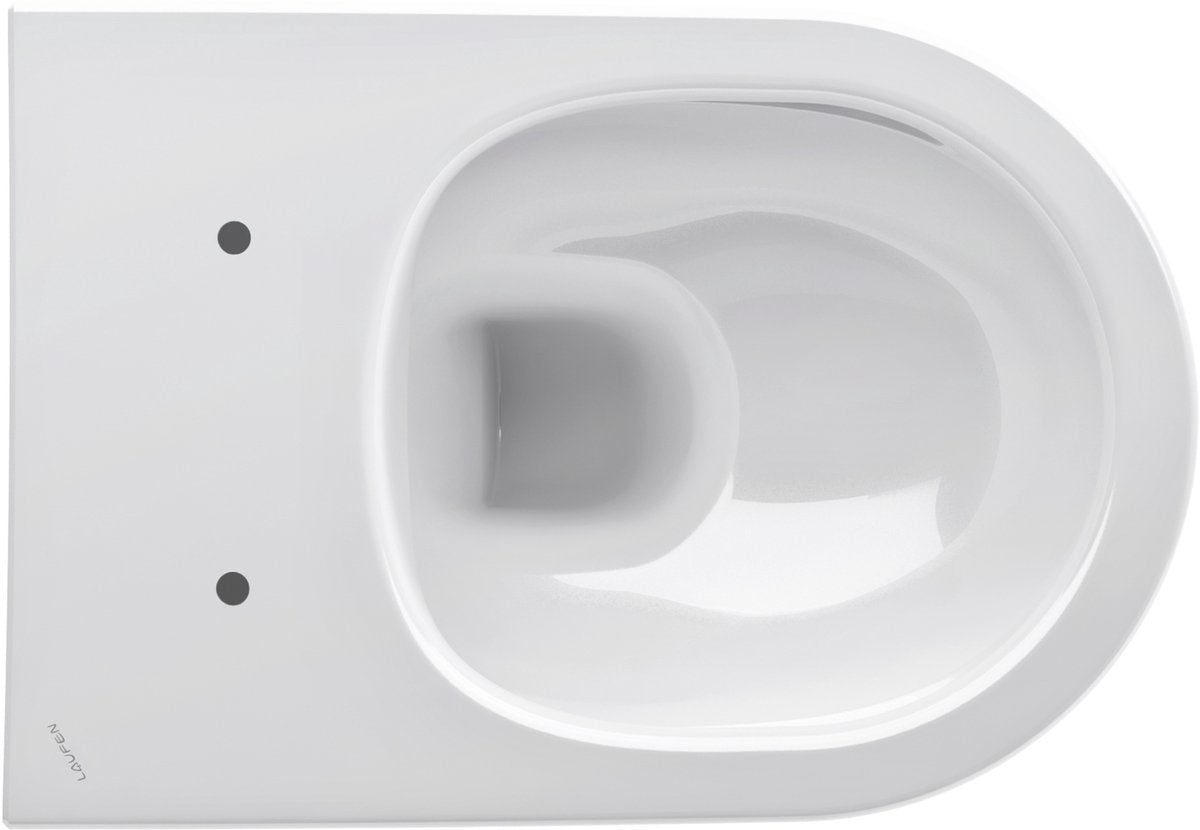 Laufen pro wandcloset 53x36x34.5cm diepspoel rimless keramiek wit