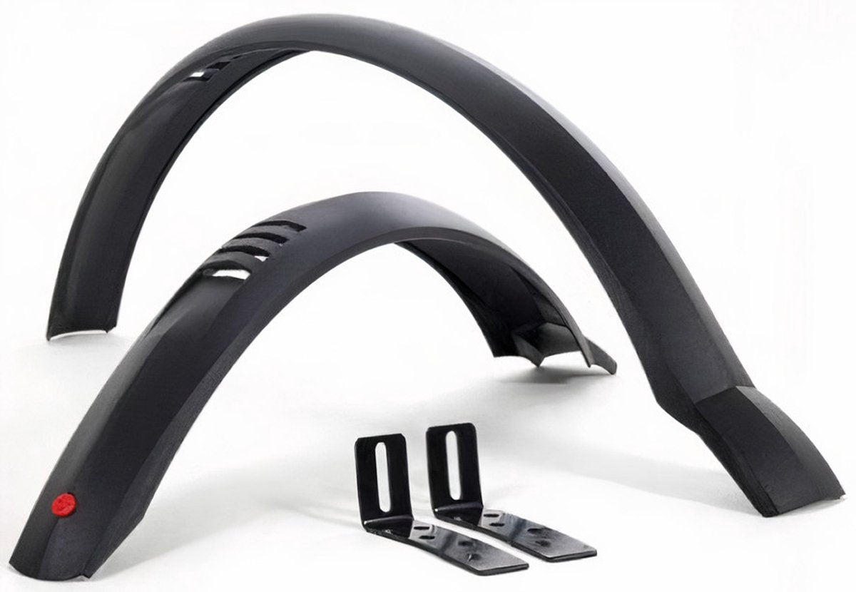 spatbordset Taipan MTB 20 inch 50 mm zwart