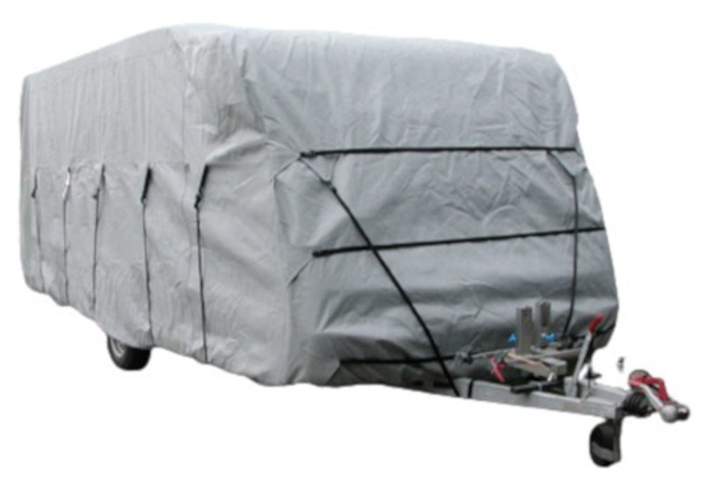 Eurotrail beschermhoes caravan 850 x 250 x 220 cm sfs grijs