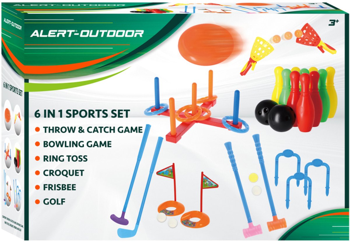 Alert outdoor 6-in-1 sportset - (7212515)