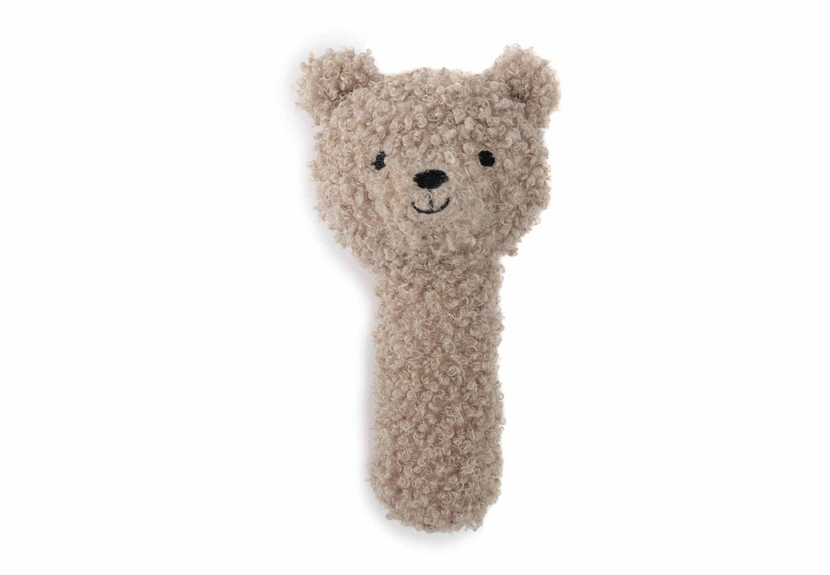 Jollein - baby rammelaar - teddy bear olive green