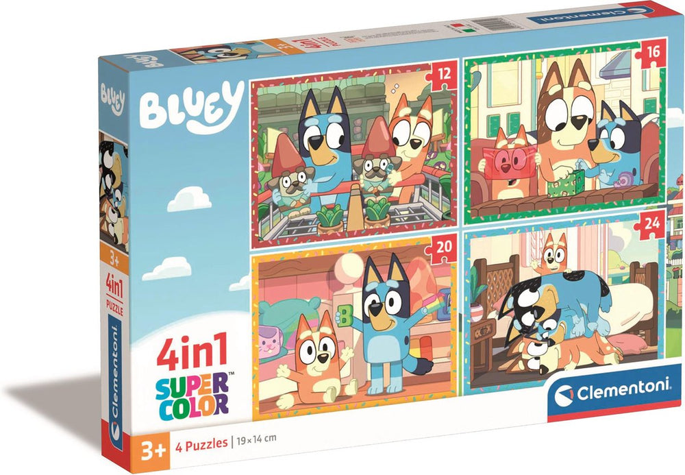 Clementoni legpuzzel 4in1 blauw