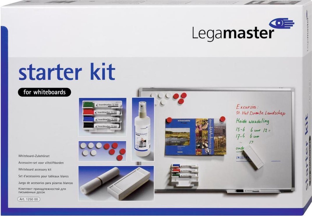 Legamaster starter whiteboard accessoire set 27-delig