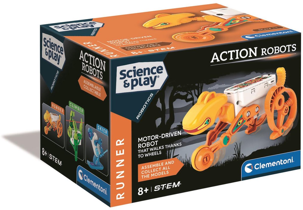 Clementoni wetenschap en spel action robots - runner