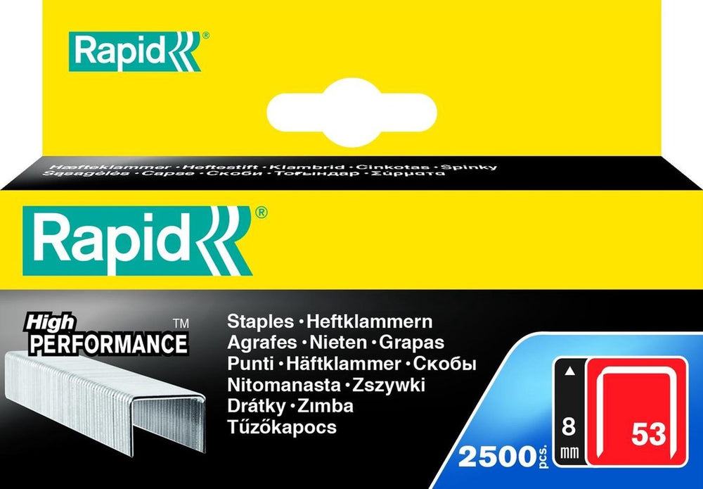 Rapid niet 53 8mm 2500 blisterbox