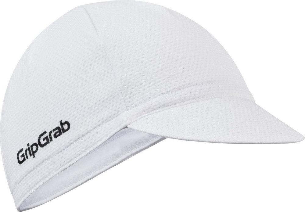 Gripgrab - lightweight zomer fietspet mesh cycling cap retro fietsmuts uv-bescherming helmmuts - wit - unisex - maat m l (57-63 cm)