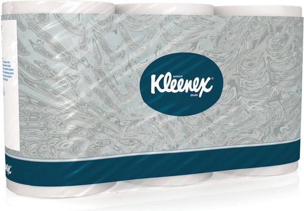 Kleenex toiletpapier 3-laags 350 vellen pak van 6 rollen