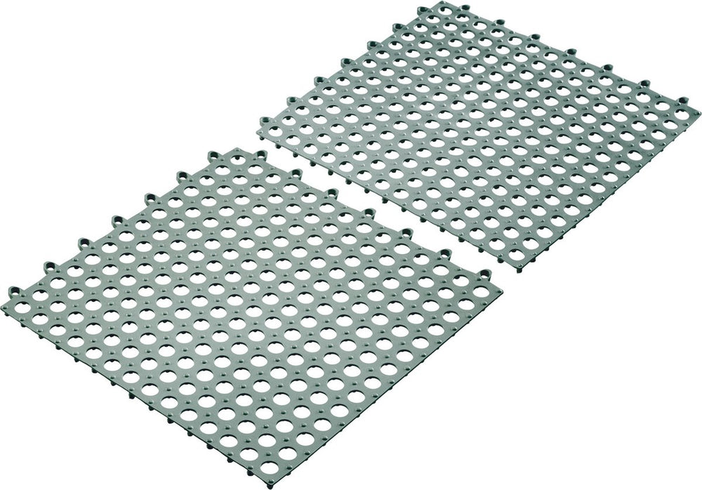 Westmark afdruipmat bar – flexibele afdruipmatten voor het drogen van borden, bestek en glazen, afdruipmat voor de gootsteen – kunststof, 2 stuks, 61762270