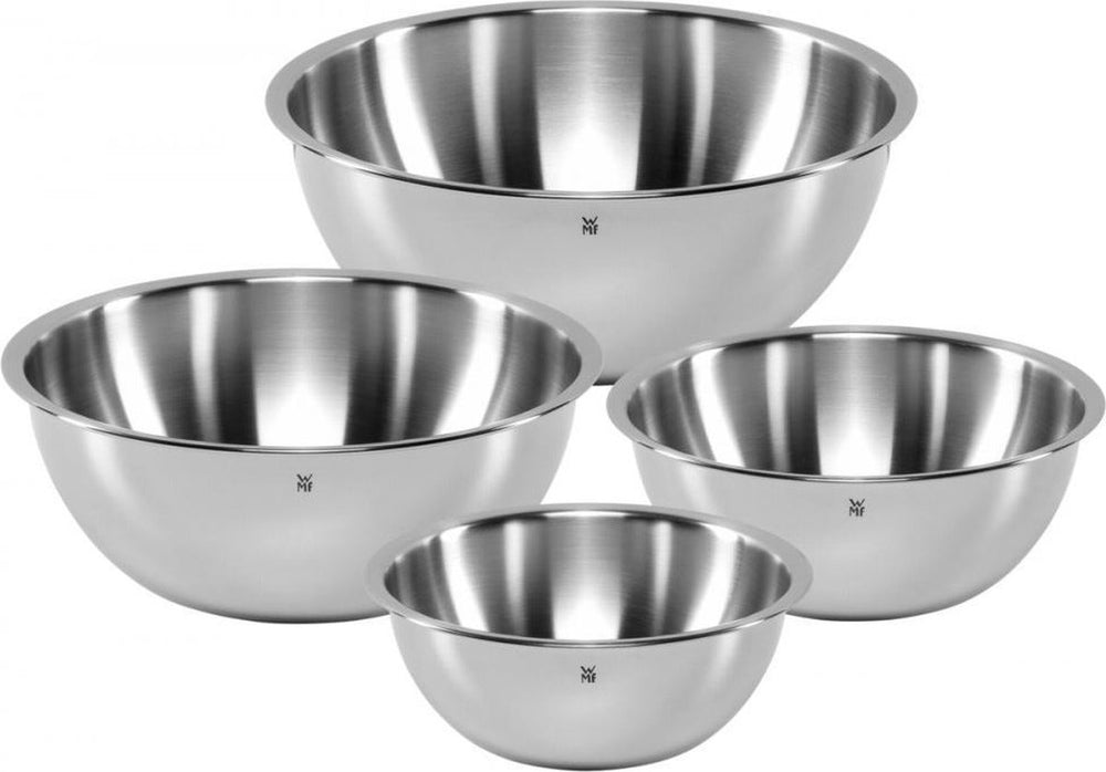 Wmf gourmet - schalenset - 4-delig - rvs - stapelbaar - vaatwasserbestendig
