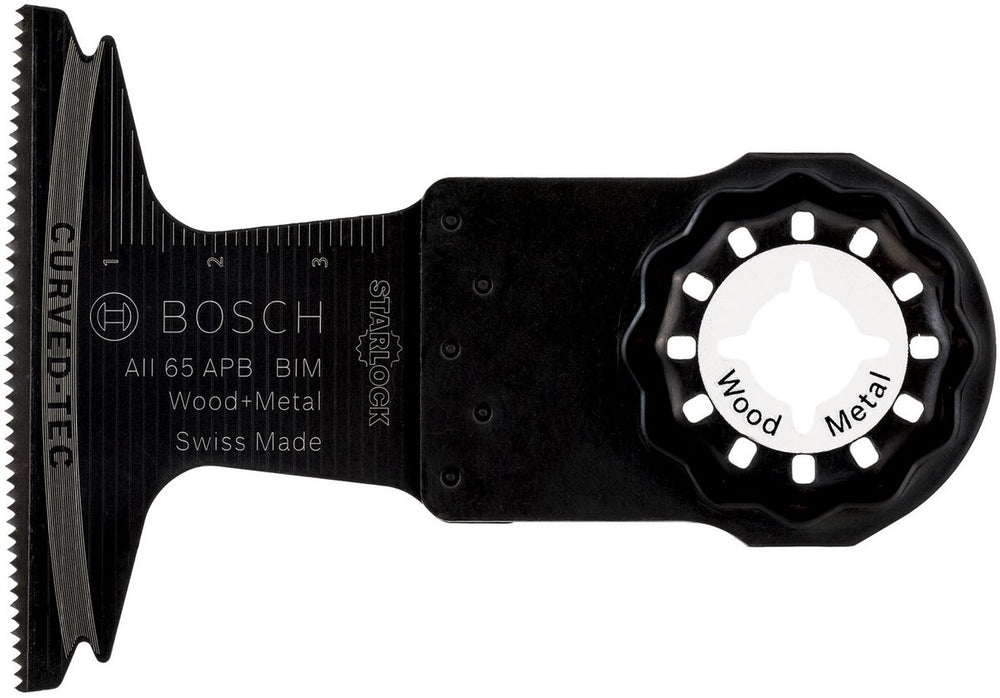 Bosch aii 65 apb bim invalzaagblad - 65 x 40 mm - voor hout en metaal