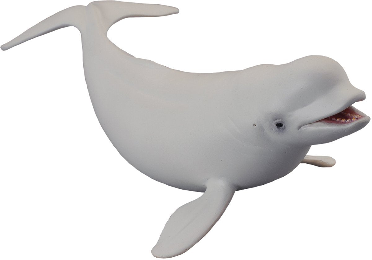 Collecta figurine - witte walvis - (l) - zeedieren - handgeschilderd - miniatuur