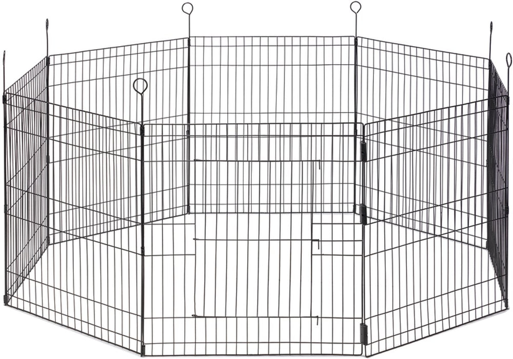 Beeztees simi konijnenren - xl - knaagdierenren met deur - 8 panelen - paneel 58x62 cm - dia 155 cm