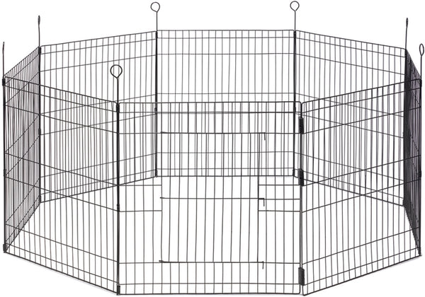 Beeztees simi konijnenren - xl - knaagdierenren met deur - 8 panelen - paneel 58x62 cm - dia 155 cm