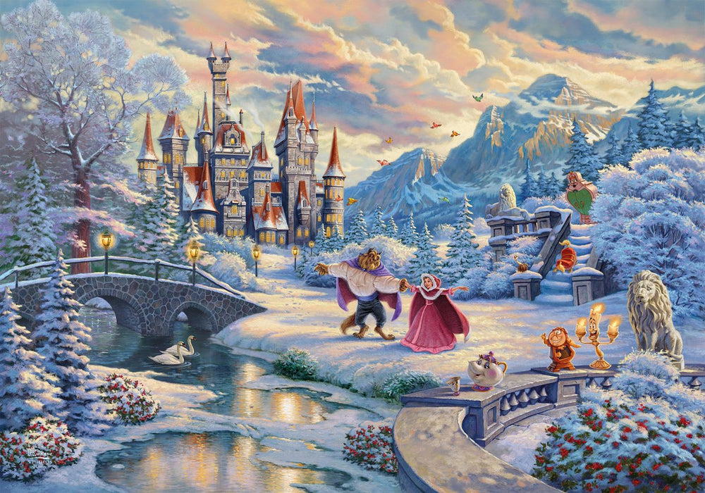 Schmidt - disney belle en het beest - winter enchantment -1000 stukjes - legpuzzel