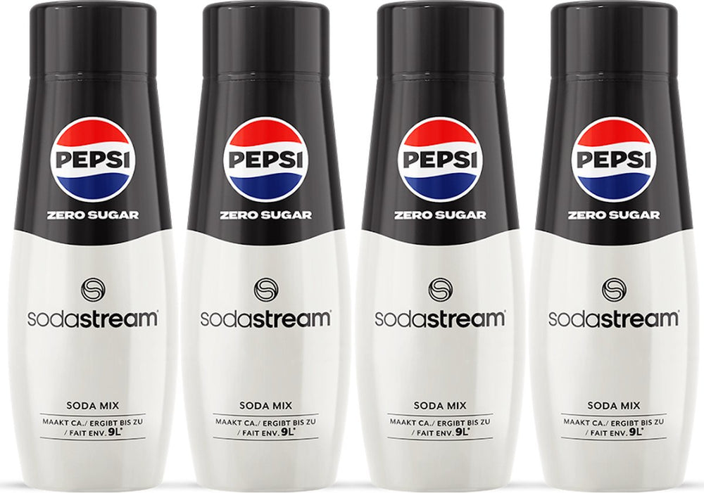 Sodastream pepsi zero siroop 4 x 440ml