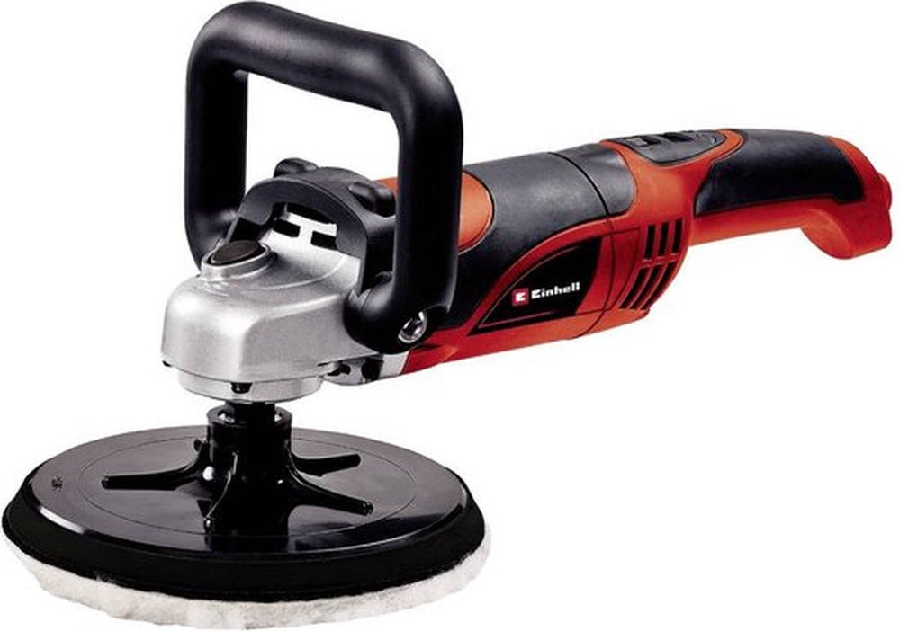 Einhell elektrische polijst- schuurmachine cc-po 1100 1e - 1.100 w - ø 180 mm - incl 9 accessoires