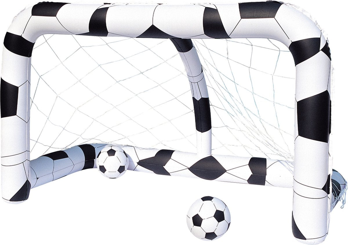 Bestway speelcentrum opblaas voetbaldoel met 2 ballen