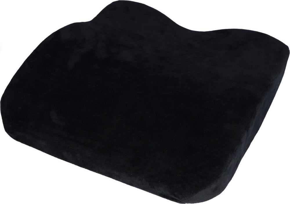Carpoint auto zitkussen memory foam – ergonomisch – 39x39x9 cm – wasbare hoes – extra zitcomfort