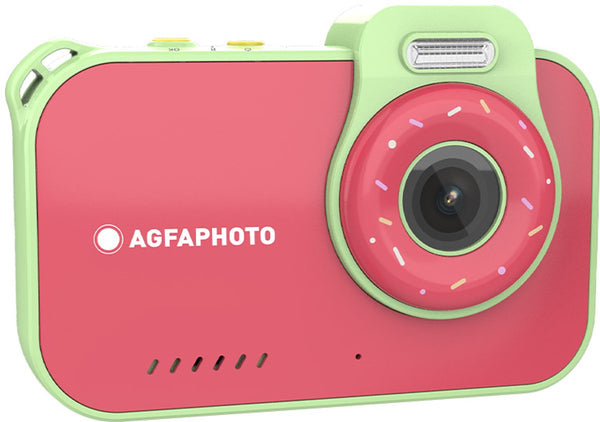 Agfaphoto compact arkcw2rd digitale camera compactcamera 12 mp cmos groen, rood