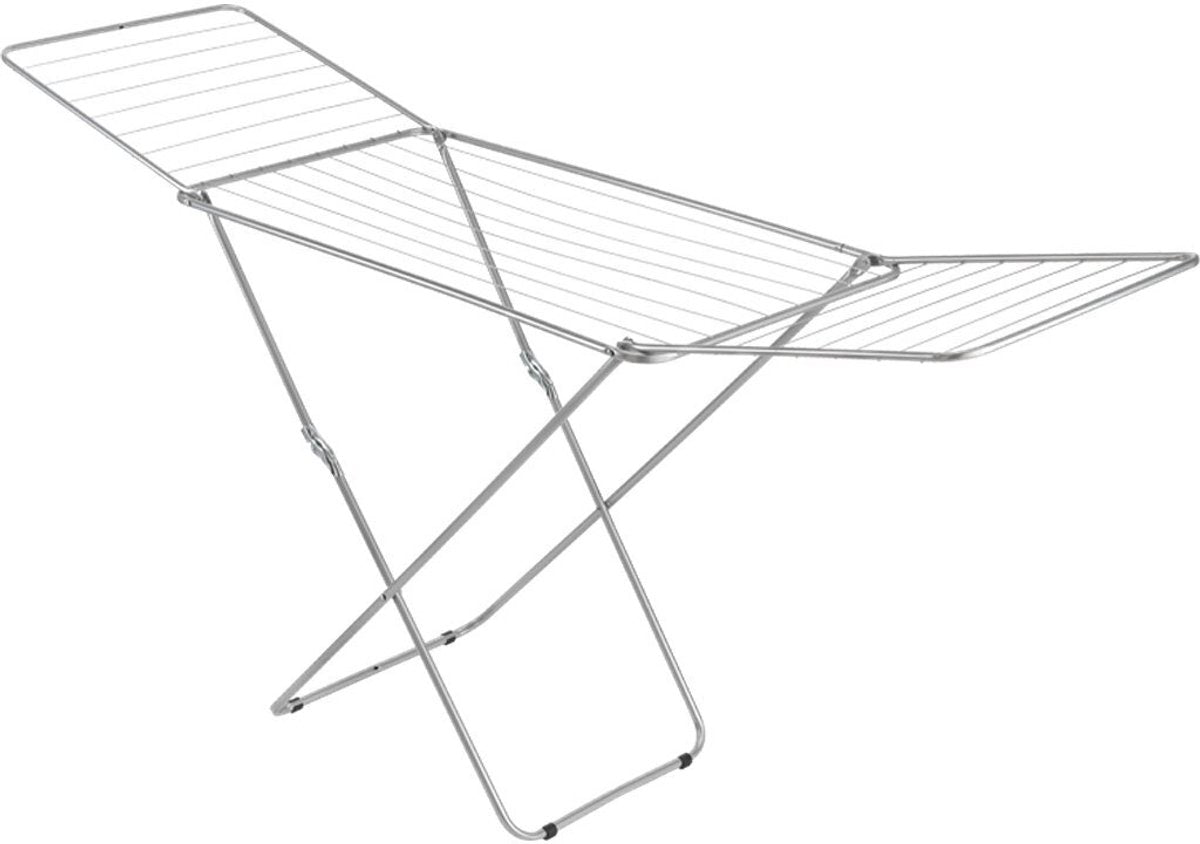 Tomado - droogrek capri - 20 meter drooglengte - inklapbaar - zilvergrijs