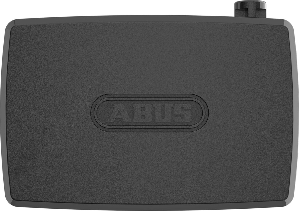 Boîtier d'alarme Abus 2.0, noir. Avec trou pour câble ou chaîne enfichable.